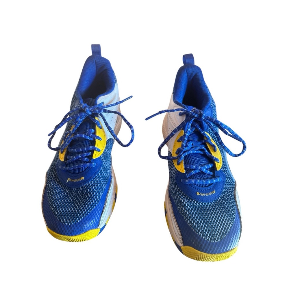 Under Armour Unisex Curry 3Z 24 Blu Yellow Basketball Shoes Men's 9 Women's 10.5